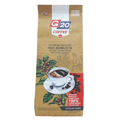 G20 Кофе в зернах Робуста, 250 г