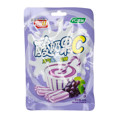 VC Food Sweet Жевательные конфеты со вкусом винограда, 25 г