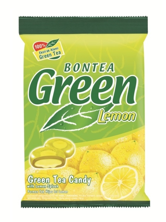 BONTEA Леденцы с зеленым чаем и лимоном, 150 г