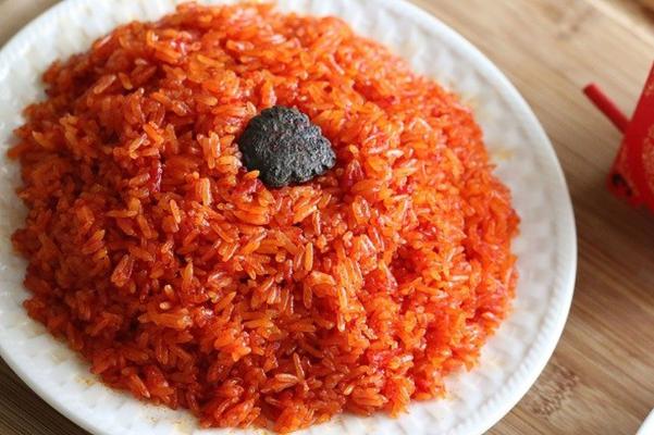 Рецепт: клейкий рис с фруктом Гак