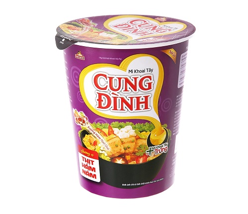 CUNG DINH Лапша рисовая БП со вкусом свинины и грибов, 65 г