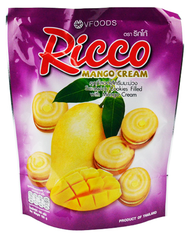 Vfoods Ricco Печенье-сэндвич с манго кремом, 150 г