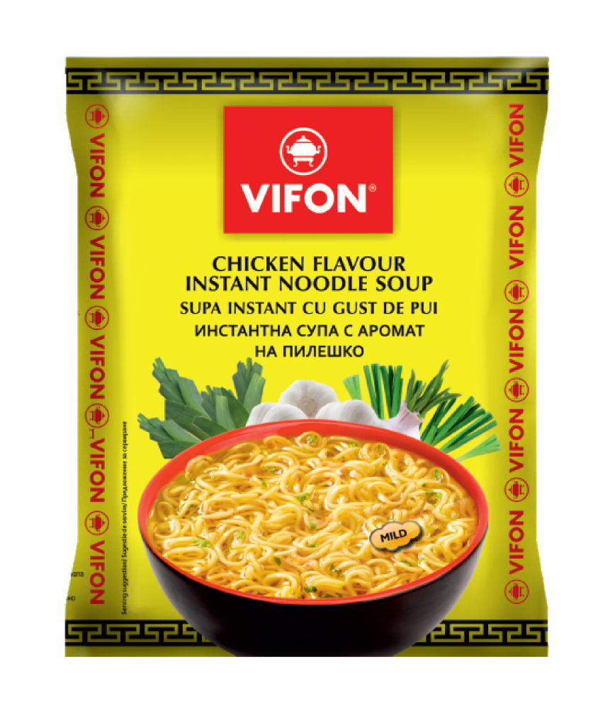 VIFON Лапша пшеничная БП со вкусом курицы, 60 г
