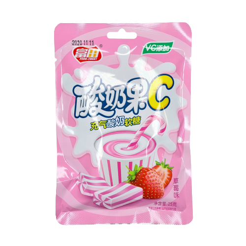 VC Food Sweet Жевательные конфеты со вкусом клубники, 25 г