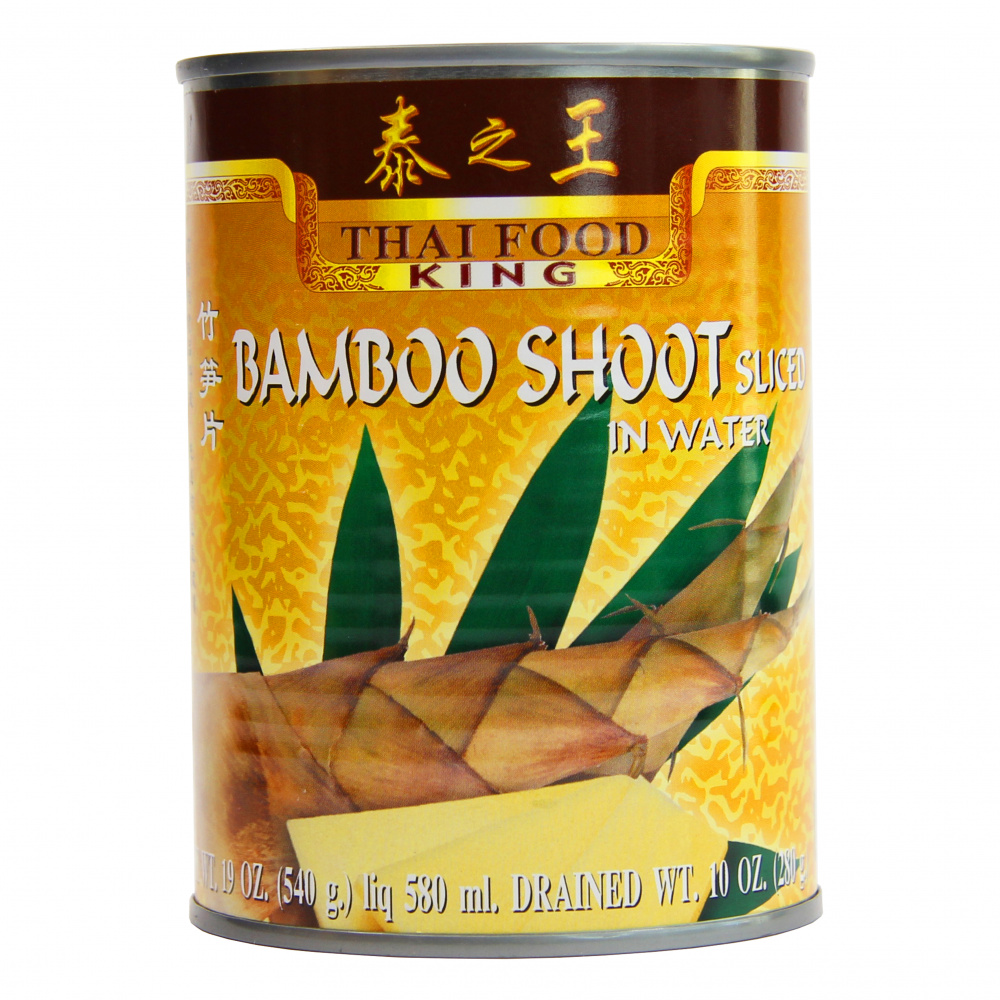 Thai Food King Побеги бамбука резаные, 540 г