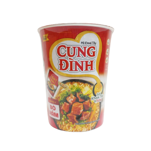 CUNG DINH Лапша БП со вкусом говядины, 64 г