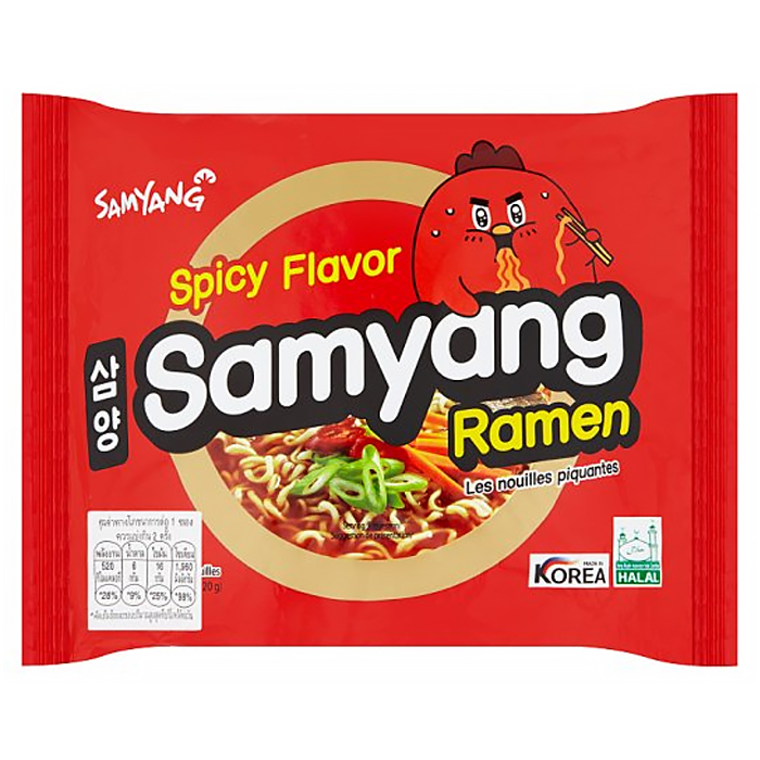 Samyang Лапша БП "Спайси" острая со вкусом курицы с овощами, 120 г